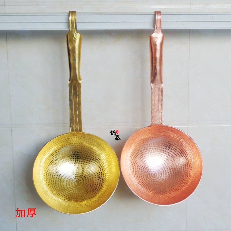 Pure copper water scoop Copper scoop Pure copper household brass water scoop