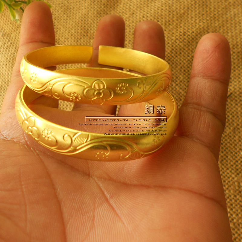 Yi Yi nam giới và phụ nữ tinh khiết màu tím brass copper bracelet đồng nguyên chất vòng đeo tay đồng vòng đeo tay trẻ em đích thực chất lượng cao tinh khiết đồng bracelet handmade