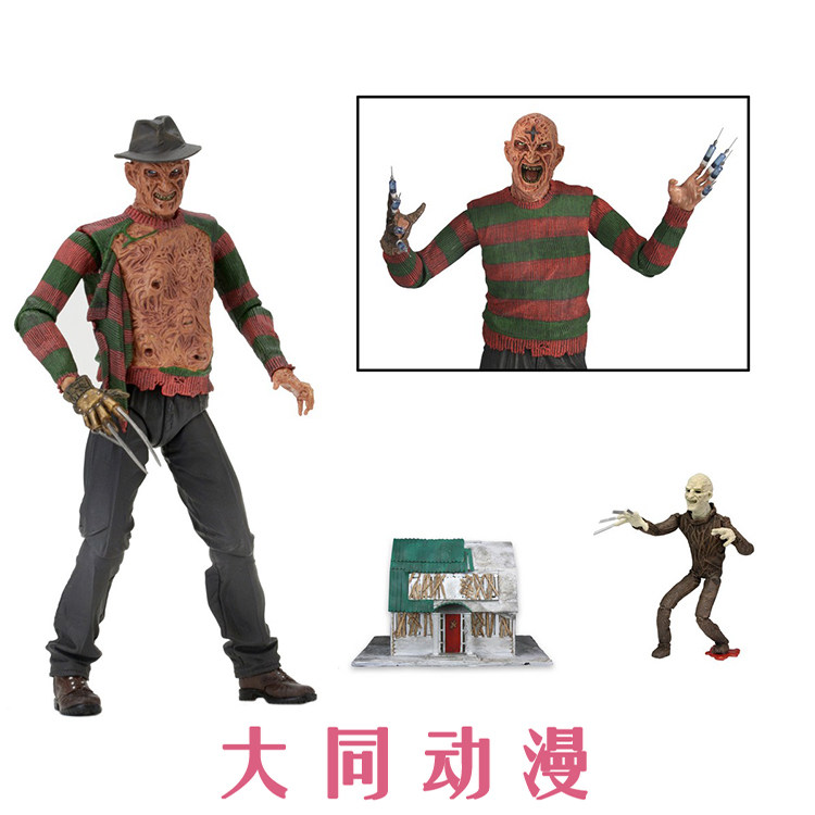 NECA Freddy Ghost Street Freddy Warrior Freddy Part 3 Deluxe Edition 7 Inch Movable