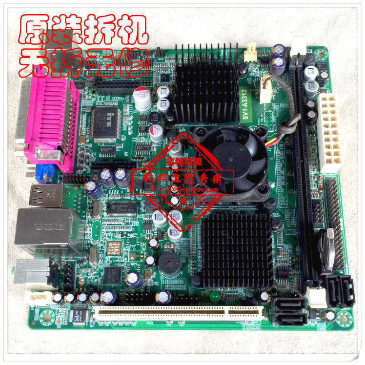 Letter Step SV1-A3312 Motherboard industrial computer POS machine MINI-ITX 17 * 17 integrated dual-core CPU