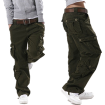 Overalls Street thickened overalls trousers casual pants trousers fashion fashion fashion brand hip hop Hip Hop Hip Hop Dance men and women can wear