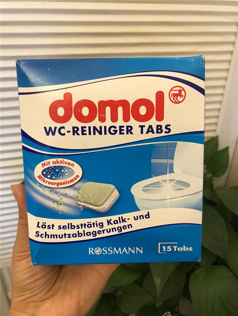 Germany imported domol toilet toilet cleaner toilet cleaning agent foaming ingot urinary toilet deodorizing and deodorizing