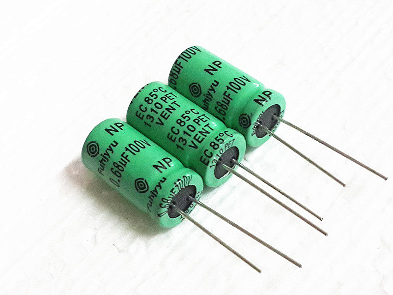 100V0 100V0 68UF 0 68UF 68UF100V brand new original Installed Audio Frequency Division Non NP electrolytic capacitor 13 * 25