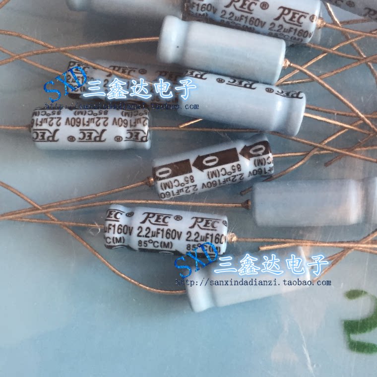 160V2 2UF 2 2UF160V New original axial horizontal electrolytic capacitor 6*16 spot straight shot