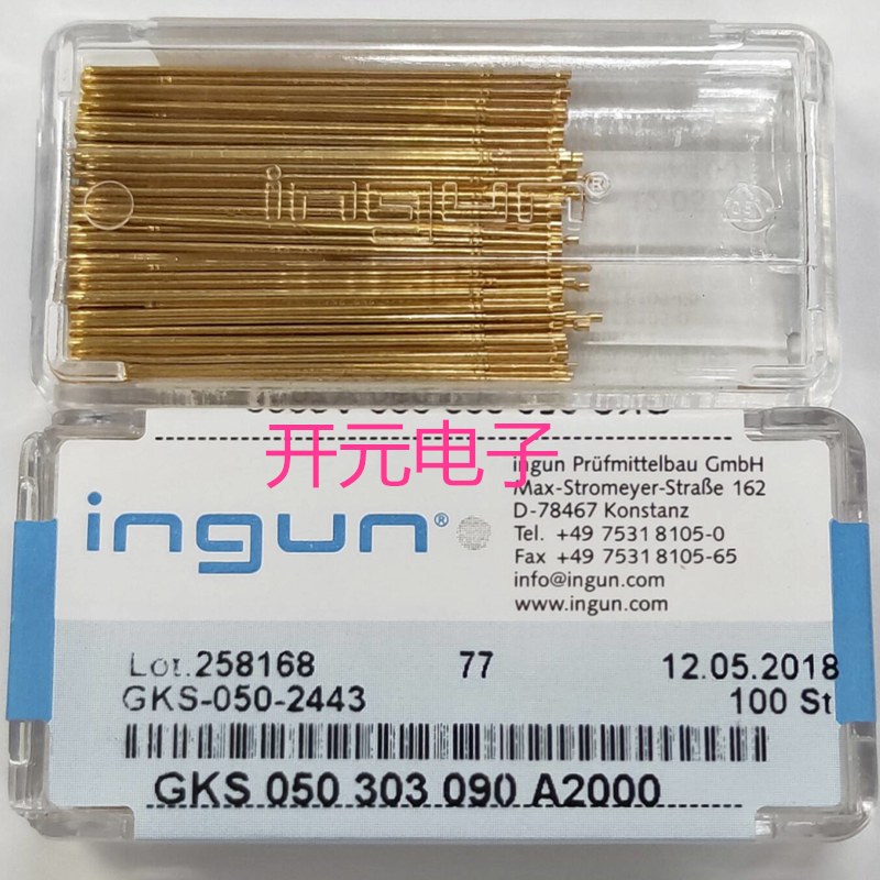 GKS-050 303 090 A2000 探针测试针 国产英钢针 ICT顶针 0.9凹头