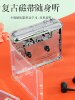 Classic Fully Transparent Shell Tape Player Retro Old-Fashioned Cassette Machine English Walkman Tape to Mp3 Single Player