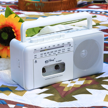 Rechargeable Four-Band Antique Recorder for the Elderly Tape Player Container Radio USB Sd Card Bluetooth