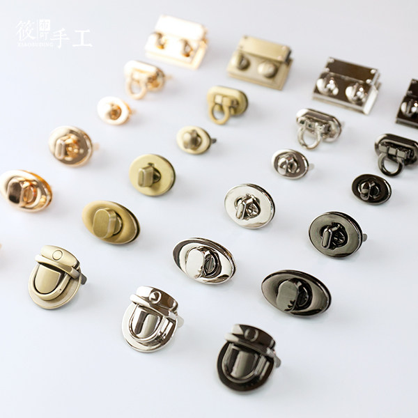 Shinobub High-quality Latch Snap Button Switch Lock Twist Lock Handmade DIY Accessories Bags Metal Accessories