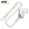 Safety rope Fall protection buffer Safety safety rope Single and double rope Buffer hook High altitude positioning rope Protection rope
