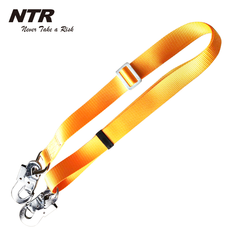 Nettle adjustable holding rod with rod rope Electrician aerial work safety belt Outdoor anti-fall rope color remarks