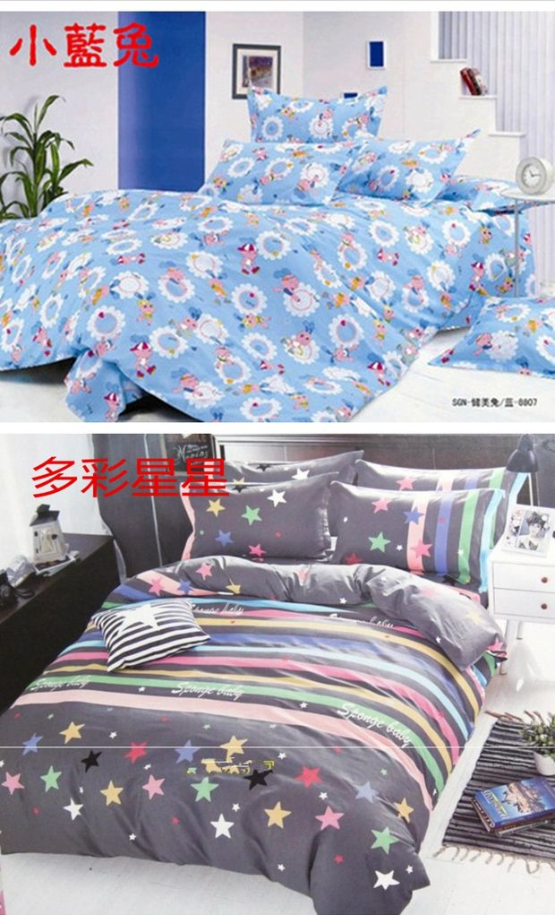 Custom-made đơn mảnh trẻ em chăn bông vải bông chăn vườn ươm giường bộ phim hoạt hình miễn phí vận chuyển - Quilt Covers 	chăn ga gối đệm phao	