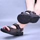 Leather Sandals Men's Beach Shoes Summer Middle-aged and Elderly Dad Sports and Leisure 2024 New Vietnamese Sandals and Slippers Dual-Purpose