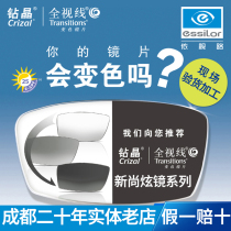 Eyeshadow lenses 1 56 1 591 1 67 1 74 Full line of sight in-car color change New Shangxuan Mirror series