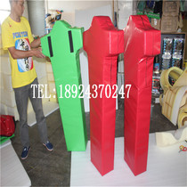 Customized rugby training humanoid bumpers columns bumping bags floor bags various padded training pads various training packages