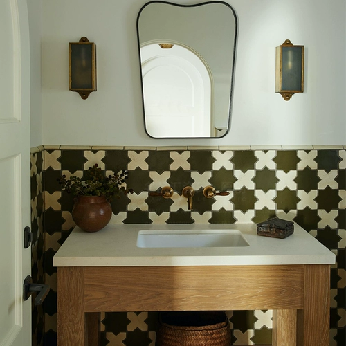 Baohos Advanced Custom Mosaic Tile Французская фоновая стена ретро Гонконг в стиле настенная плитка крыльца