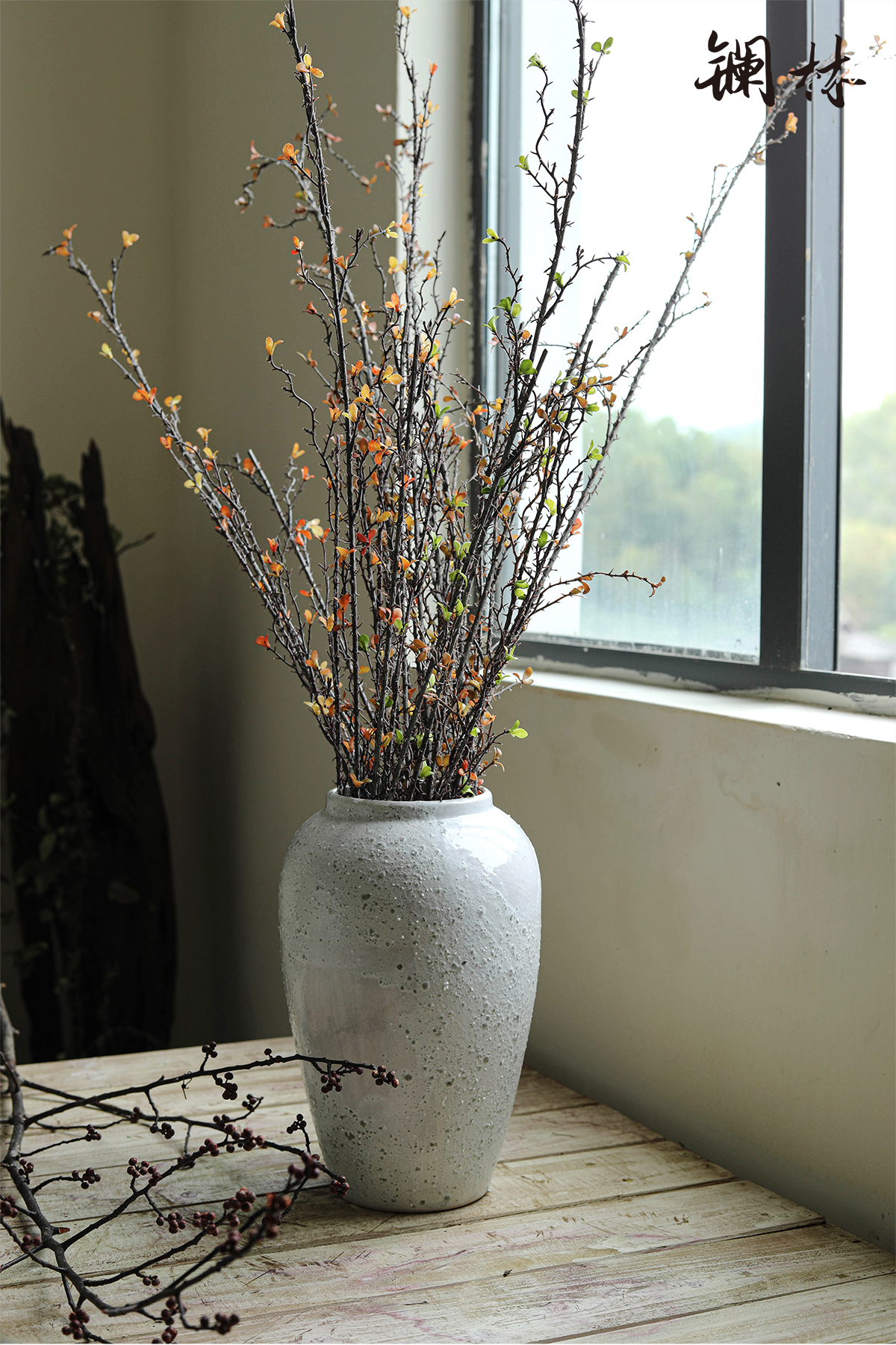 New Chinese style simulation branches for the coarse branch bearing child decorate restoring ancient ways is a thorn deadwood wabi-sabi wind soft outfit of a home furnishing articles
