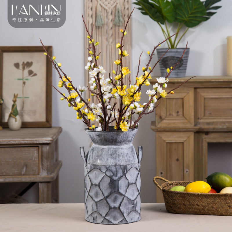 Squid Simulation flowers xiaomei fake plastic flowers wintersweet dried cuttlefish zen ceramic vases, flower arranging put decorations