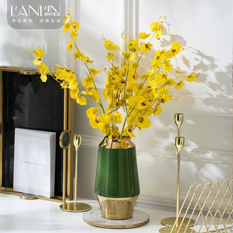 New Chinese style with up phnom penh jingdezhen ceramic vases, flower arranging contracted Europe type TV ark, place of the sitting room porch furnishing articles
