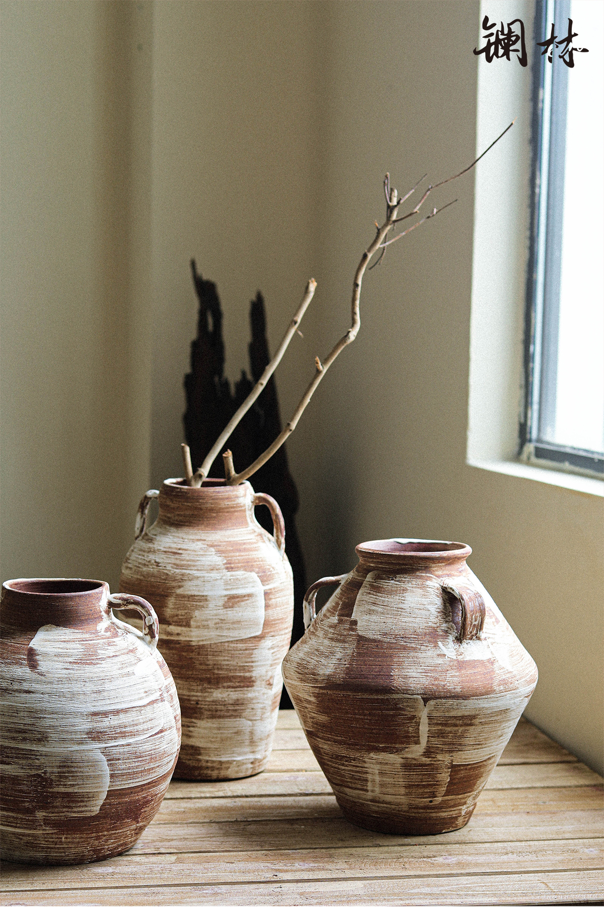 Ceramic vase coarse some Ceramic pot rural wabi-sabi wind restoring ancient ways flower arranging furnishing articles soft outfit home sitting room adornment of home stay facility