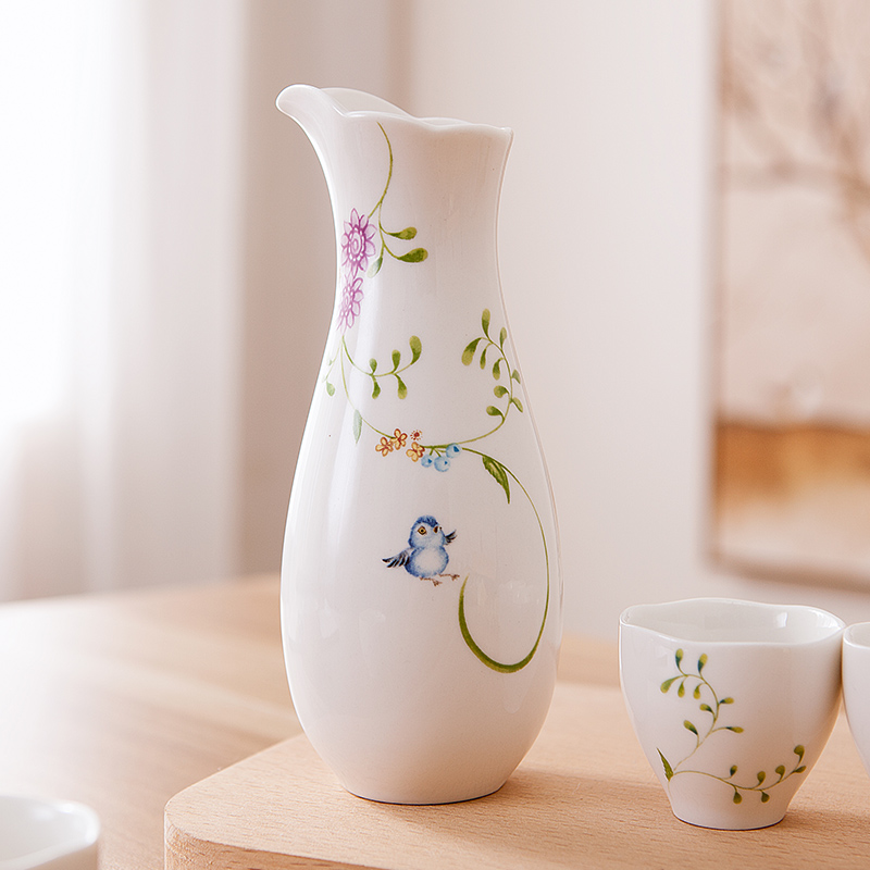 Japanese ceramics liquor wine yellow suit hip to ultimately responds a cup glass liquor cup small and pure and fresh white wine cup