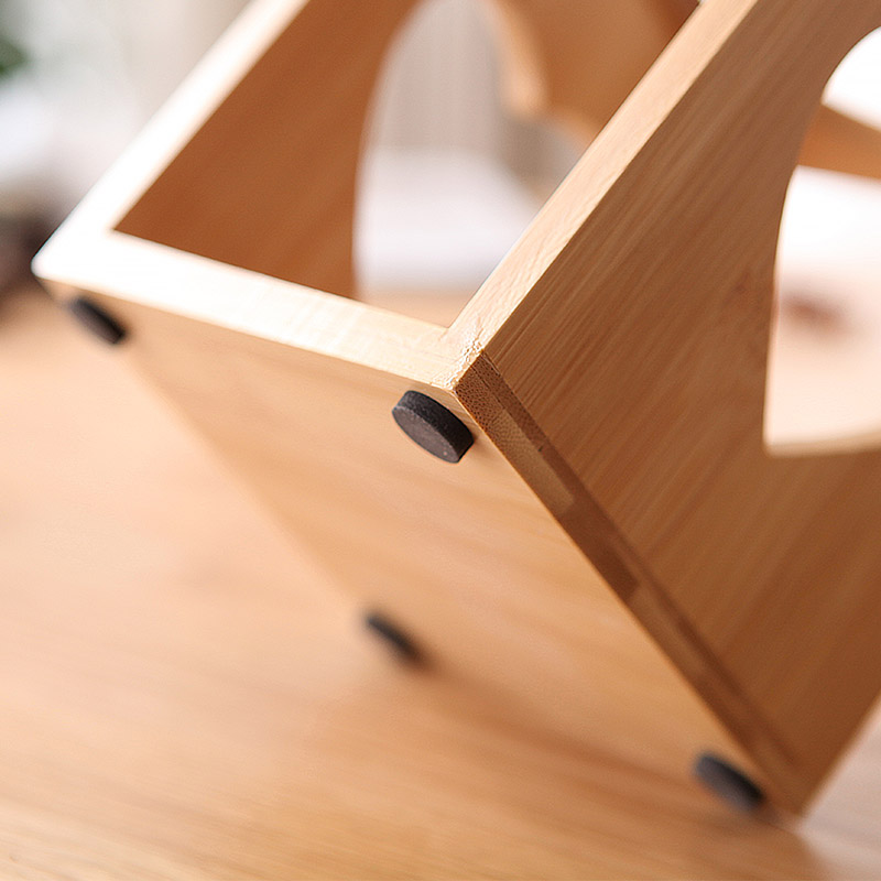 Bamboo chopsticks tube household chopsticks chopsticks box ceramic tube of kitchen utensils to receive chopsticks chopsticks basket drop shelf