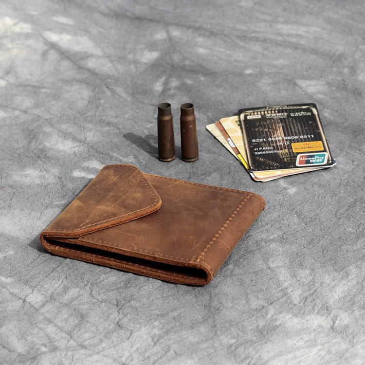 Retro Handmade Driver's License Line Driving License Crazy Mapleather To Make Old Head Layer Pure Cow Leather Genuine Leather Driving License Bag Card Bag Documents-Taobao