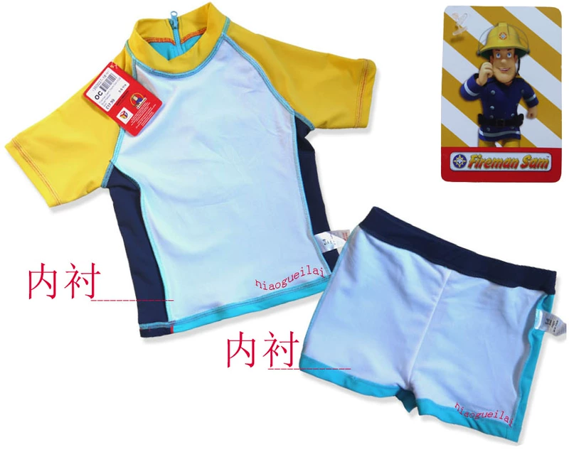 Ngoại thương hóa đơn gốc đồ bơi trẻ em tách nhỏ bé trai cấp 2 áo chống nắng nhanh khô bãi biển suối nước nóng 4 tuổi - Bộ đồ bơi của Kid