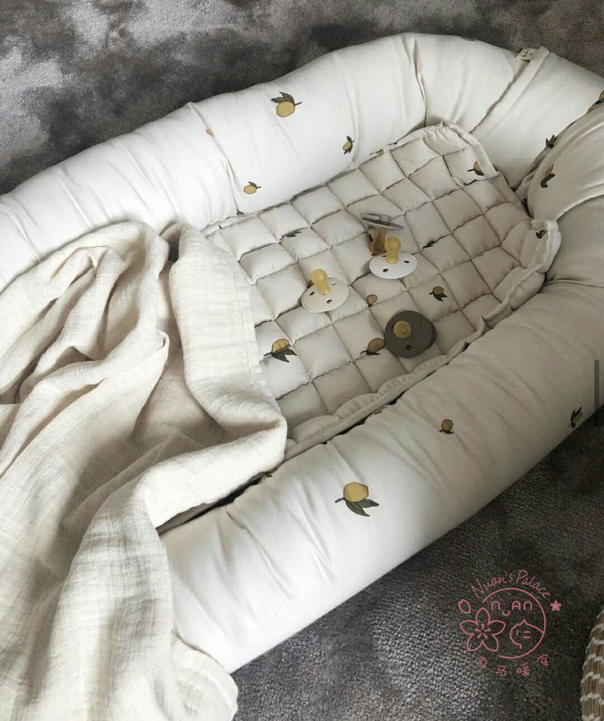 Denmark Konges Slojd baby Baby bionic bed cushion bed Medium bed Cotton wrap