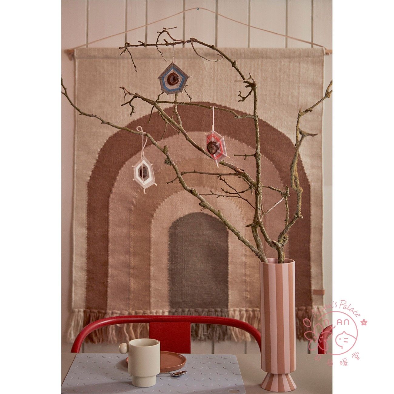 Sima Nuantang Spot OYOY Nordic Style Rainbow Wool Tapestry Children's Room Wall Hanging Painting Carpet