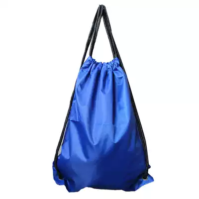 Drawstring pocket fitness bag men's double shoulder bag women's 2019 new large-capacity Oxford cloth drawstring bag student training bag