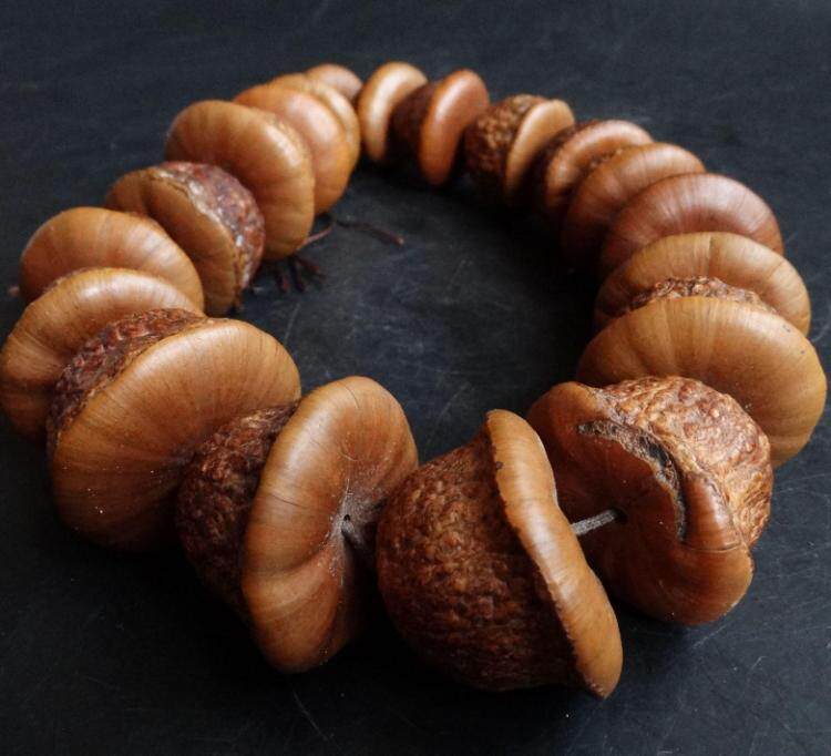 62 antique antique ornaments pendant Wenwan car hanging Buddha fruit flower fruit seeds to play hand string Buddha beads rosary practice hands