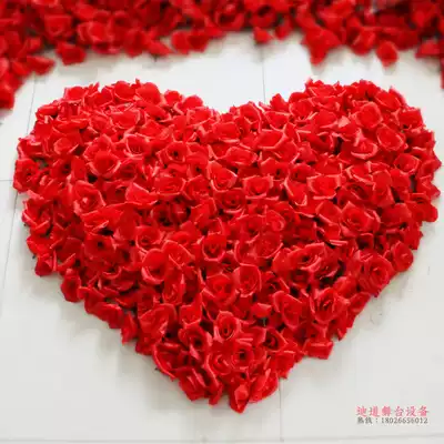 Simulation rose flower confession birthday candle set fake flower silk flower curling Rose props for proposal