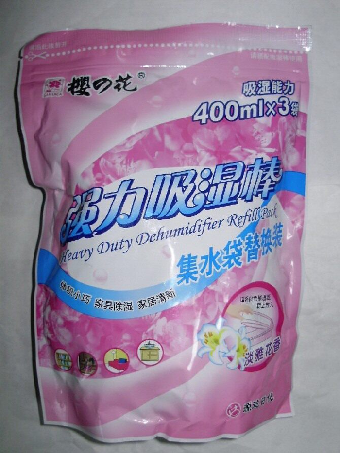 Cherry blossom Blossom Powerful Hygroscopic Stick Catchment Bag Replacement 400 ml X3 bag in 180gX3 bagged