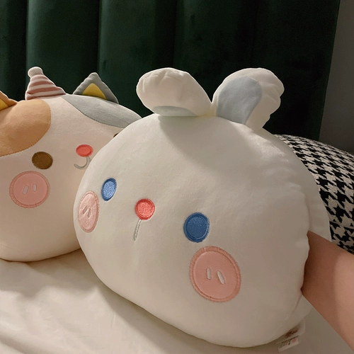 Милая подушка, плюшевая игрушка, зимняя кукла для сна для школьников подходит для мужчин и женщин