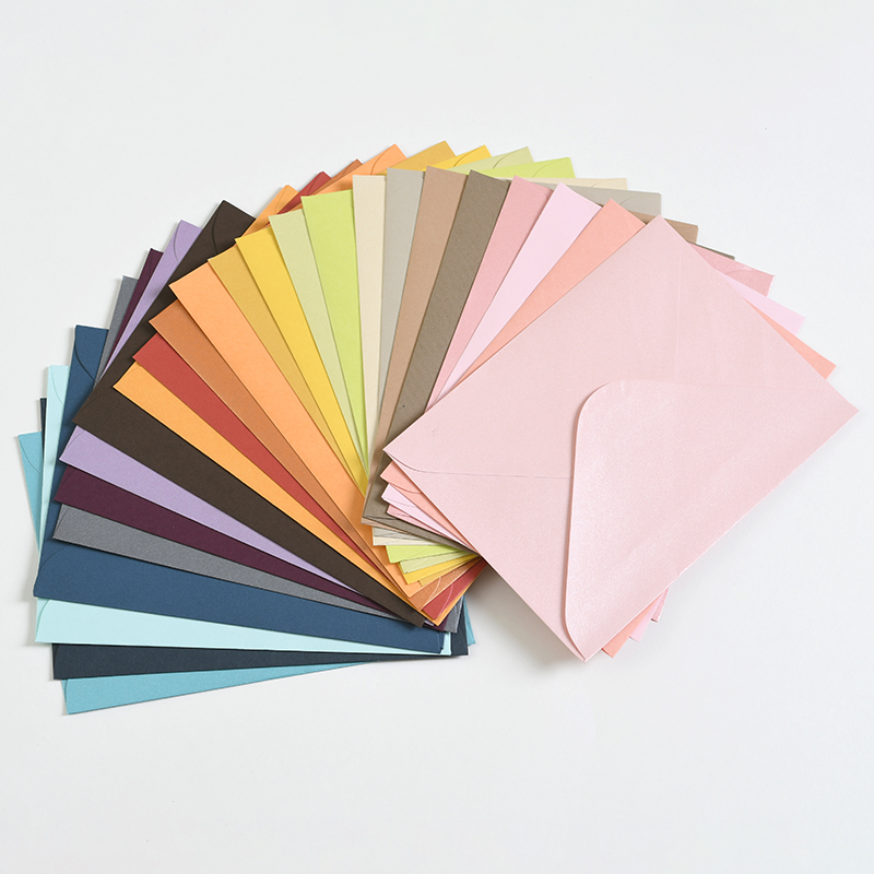 I and Noo-style pearlescent paper envelope minimalist art little frescoed art paper pitched color double glued paper in envelope 20 dress