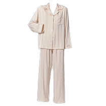 Ice silk pajamas for summer women with breast pads 2024 new style can be worn outside small people high-end home clothes suit women