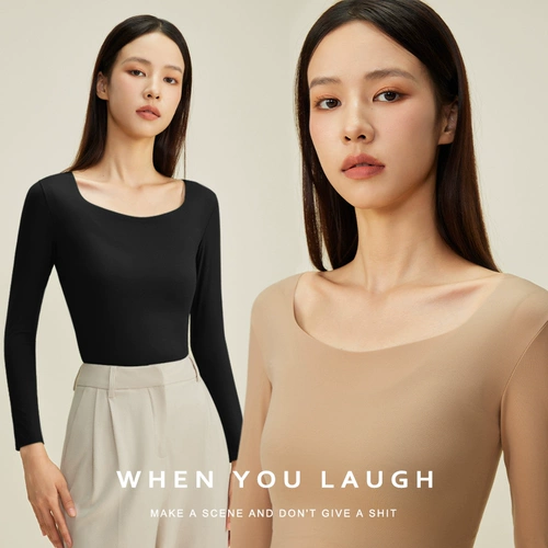 Демисезонное удерживающее тепло нижнее белье, приятное телу ультратонкее термобелье