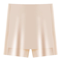 Seamless safety pants for women in summer with thin compartments to prevent leakage and non-curling ice silk leggings and boxer briefs two-in-one