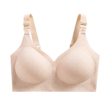 Maternity underwear for women during pregnancy dual-purpose anti-sagging breast reduction large size thin nursing bra