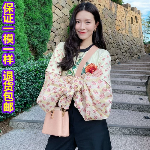 Европейская станция 2022 Новая звезда фанат Bingbing Jin Chen Wen Yongshan's Tops Tops для женского европейского модного бренда футболки