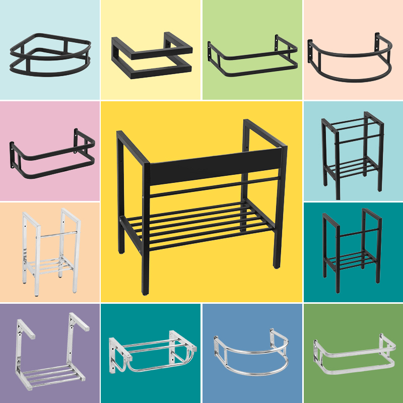 Washbasin Bracket, Ceramic Countertop Basin, Washbasin, Bathroom Stainless Steel Floor Support Frame, Basin Stand