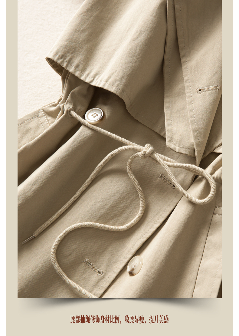 Trench pour femme MEFOUND    en Coton en Coton - Ref 3227086 Image 11