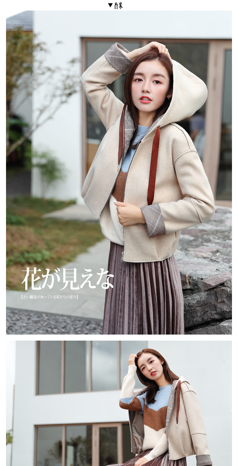 Áo khoác len nữ 2018 mùa đông mới cotton cotton phiên bản Hàn Quốc của học sinh nhỏ áo khoác ngắn mùa đông áo khoác bò nữ