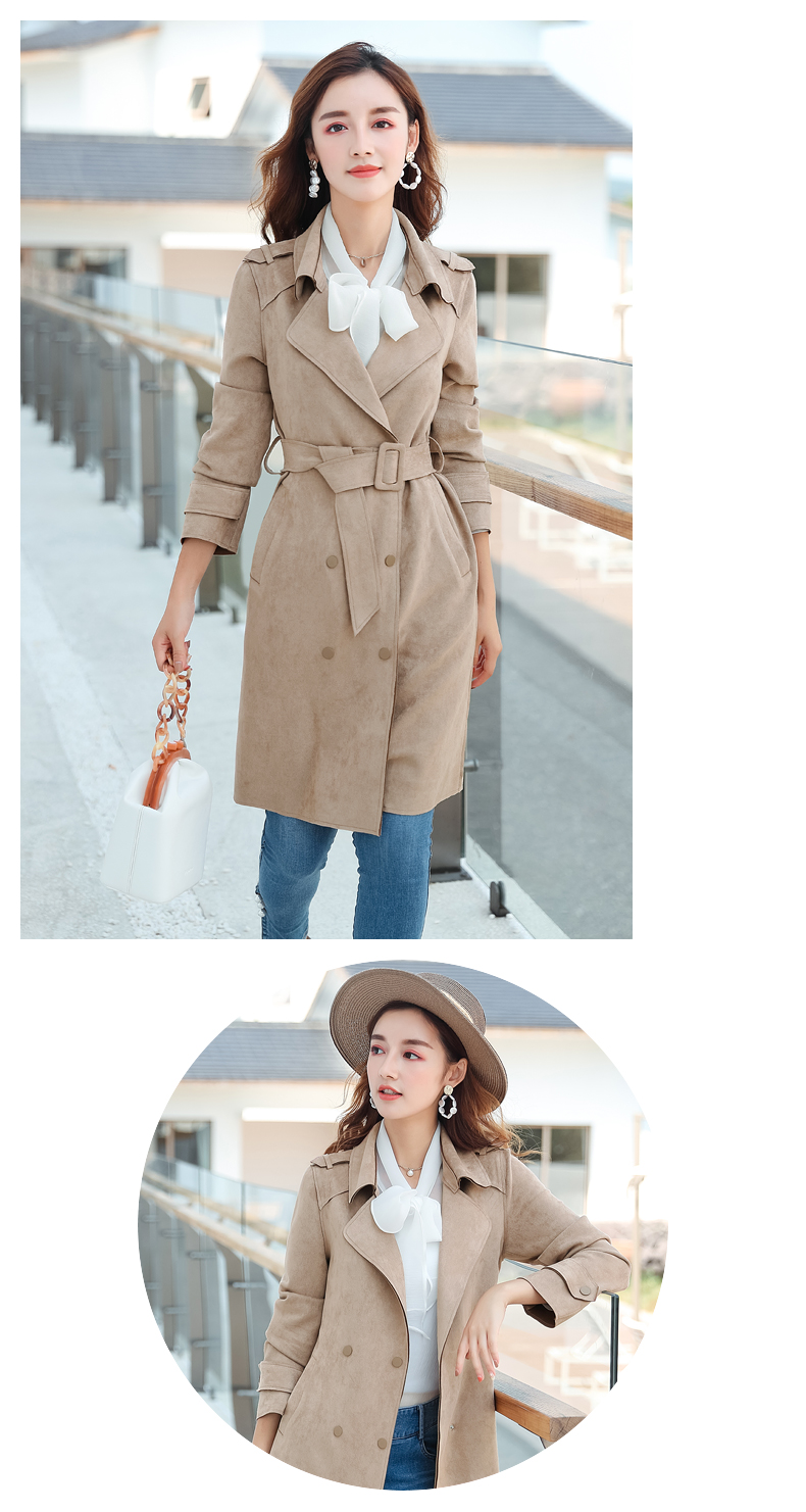 Trench pour femme MEFOUND    en Polyester - Ref 3227793 Image 18