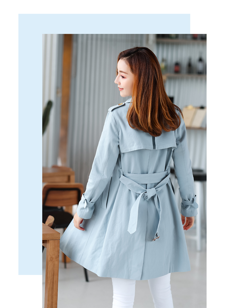 Trench pour femme MEFOUND    en Coton - Ref 3227521 Image 29