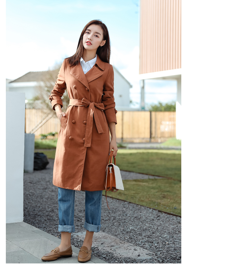 Trench pour femme MEFOUND    en Coton - Ref 3226854 Image 22