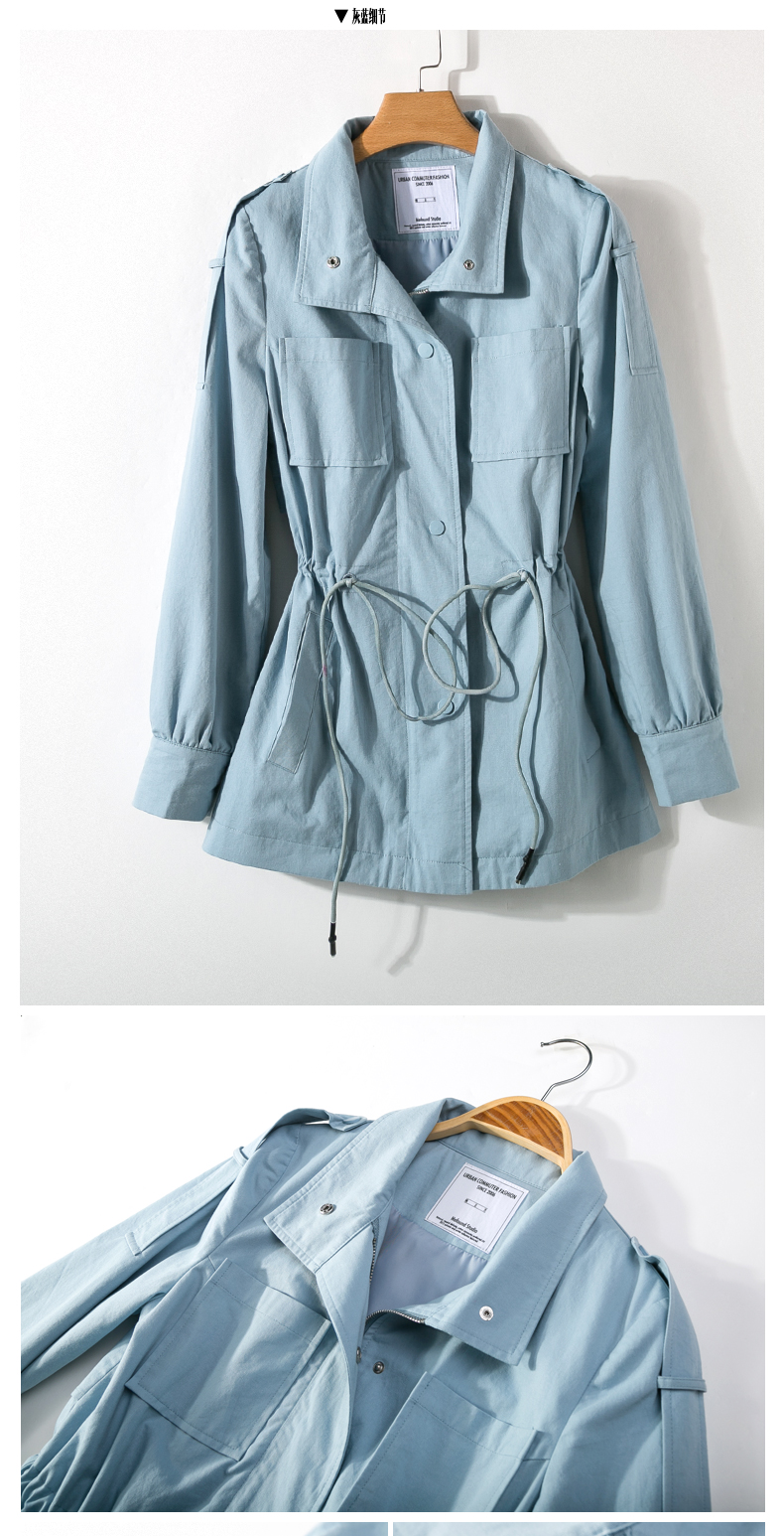 Trench pour femme MEFOUND    en Coton - Ref 3227659 Image 32