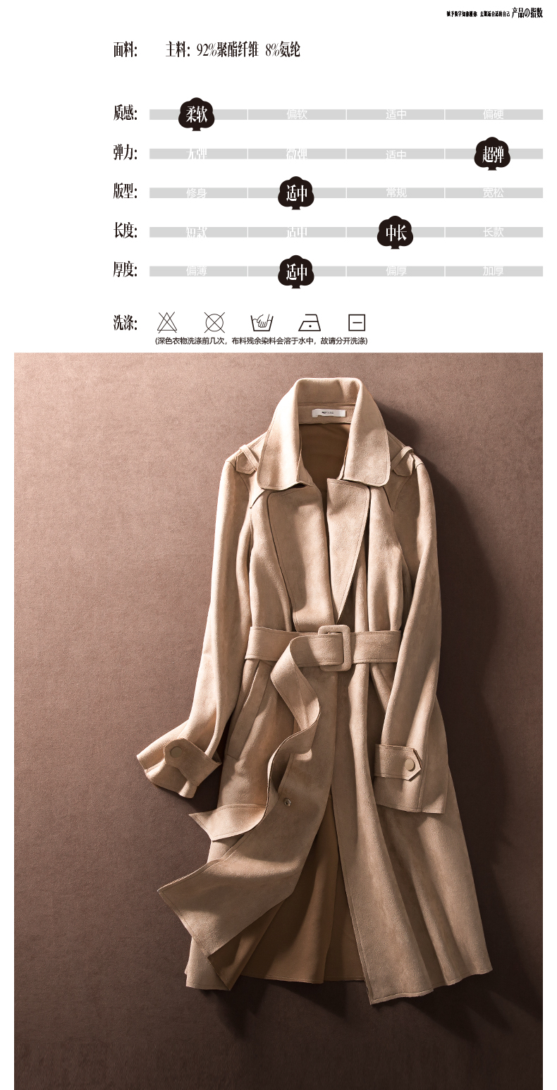 Trench pour femme MEFOUND    en Polyester - Ref 3227793 Image 9