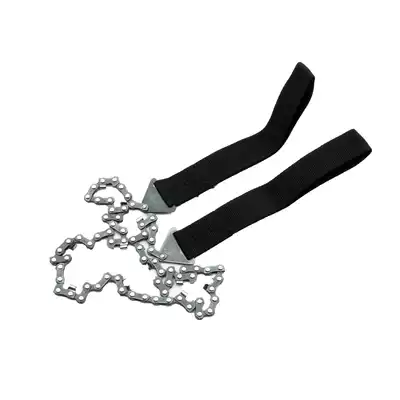 Rechinel outdoor portable chain saw single double operation strong and durable outdoor hand-pulled saw survival wire saw