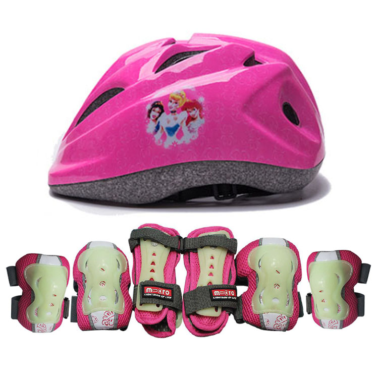 Children's roller skating helmet protective gear full set of equipment skateboard balance car bicycle skating sports riding anti-fall knee pads